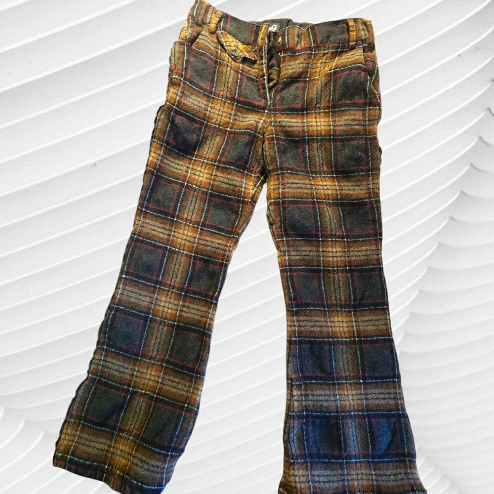 🎁 FINAL PRICE DROP 100% Virgin Wool Dolce&Gabbana Kids Pants Autumn Hues Tartan